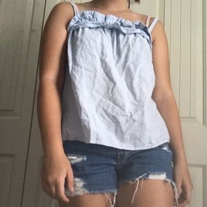 Baby blue tank top